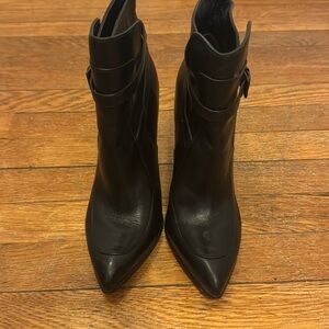 Stiletto pointy toe booties (Italian brand)- size 8.5